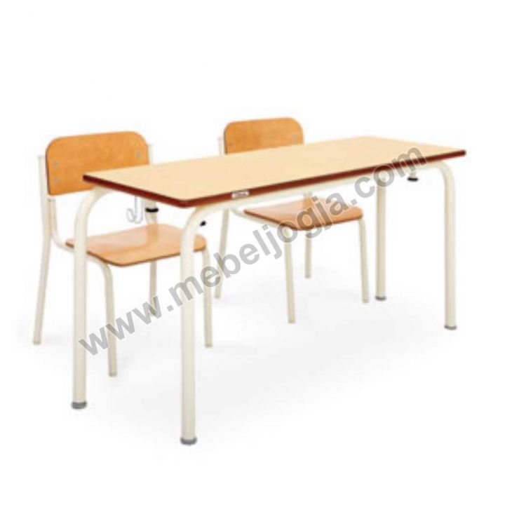 Meja Kursi Sekolah - Chitose Uni Desk & Chair Low