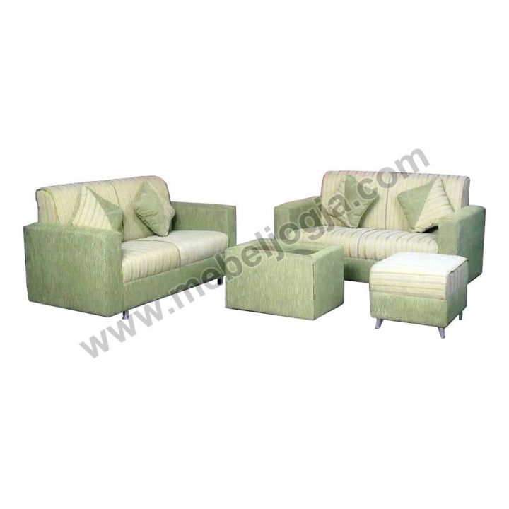 Sofa Set Dynasty DST 2.2 + Puff + Meja